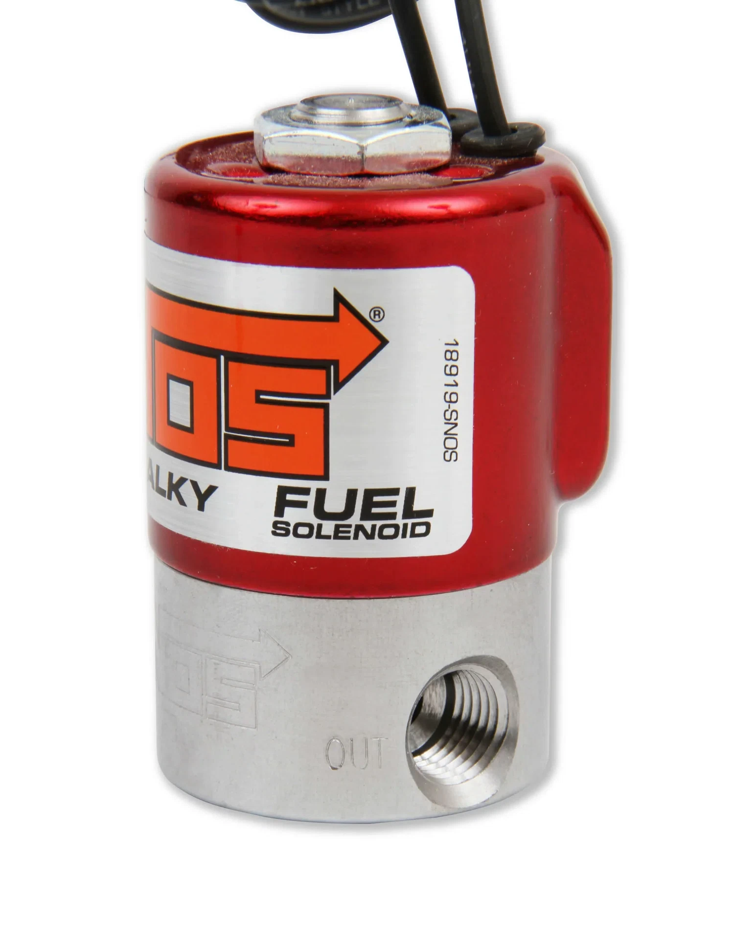 NOS 18060NOS NOS Fuel Solenoid - Red